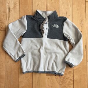 The North Face Fleece Jacket 1/4 snap jacket size 4T 3T boys kids
